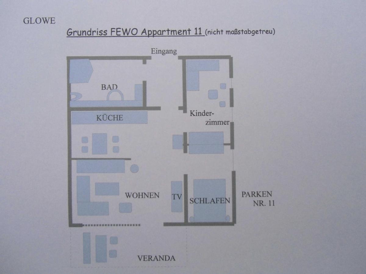 Appartment Haus Glowe - Wohnung 11 - 300 M Zum Strand Klein Gelm Exteriér fotografie